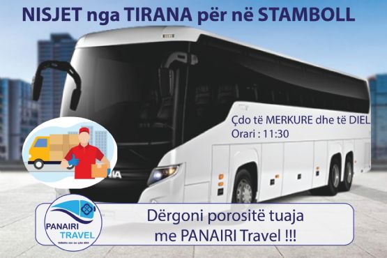 Cargo nga Tirane per STAMBOLL / Transport mallrash Tirane STAMBOLL